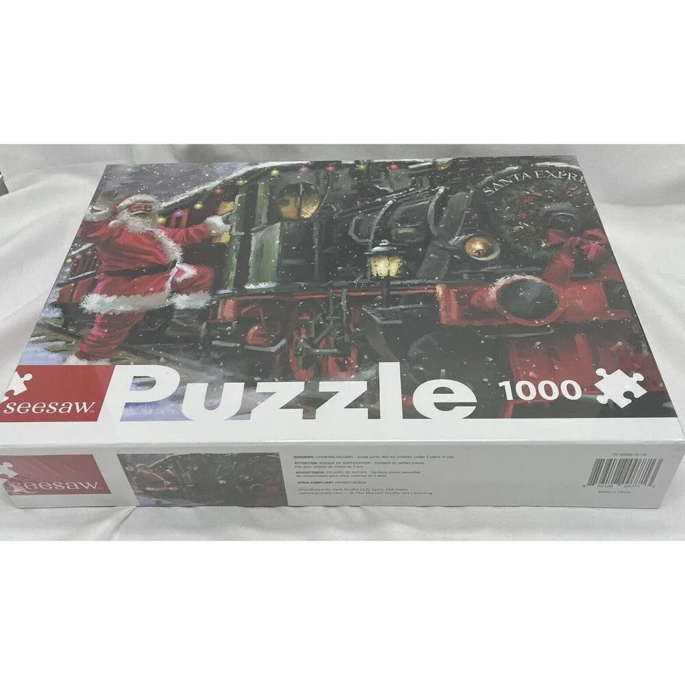 Seesaw 1000 Piece Christmas Jigsaw Puzzle The Santa Express 18.9
